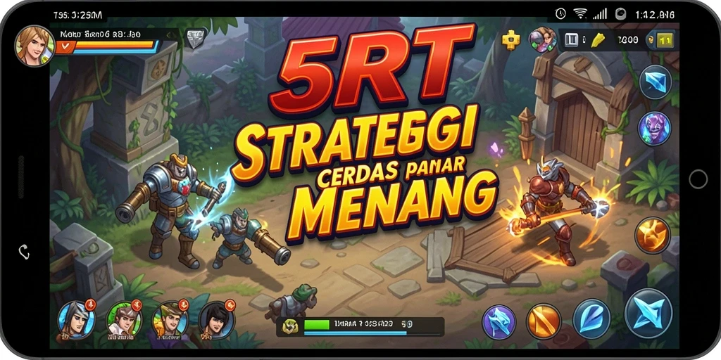 Tampilan gameplay strategis dan menantang dari 5RT.