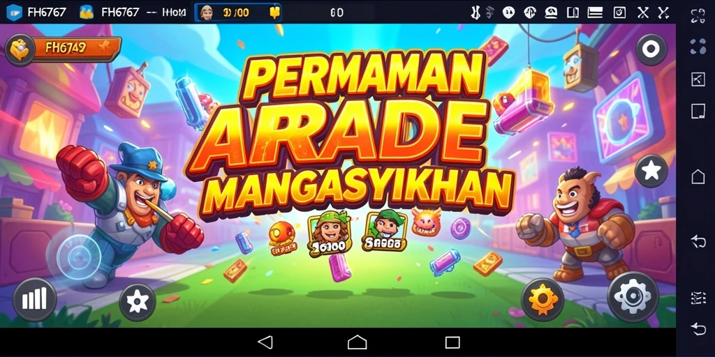 Tampilan gameplay menarik FH6767 dalam suasana arcade.