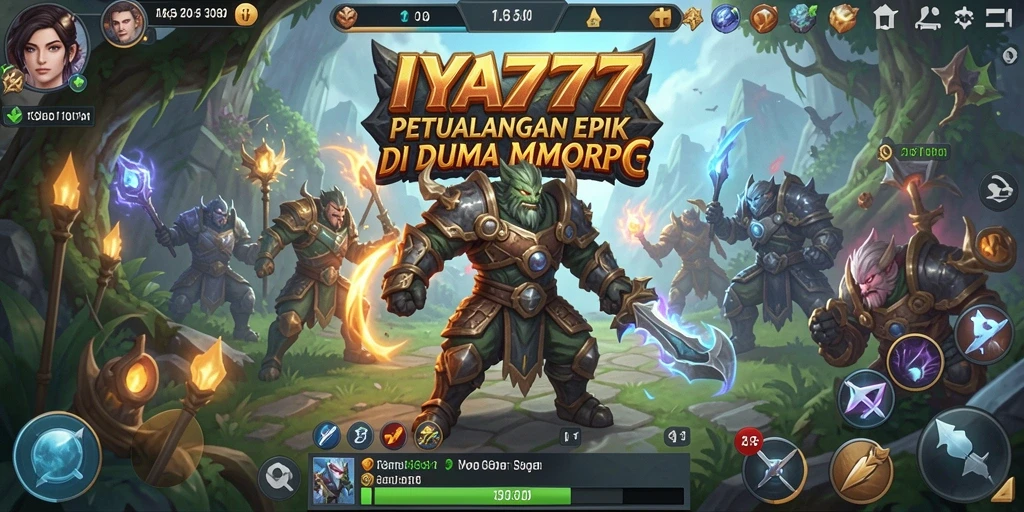 Tampilan gameplay IYA777 yang seru dan interaktif dalam dunia MMORPG.