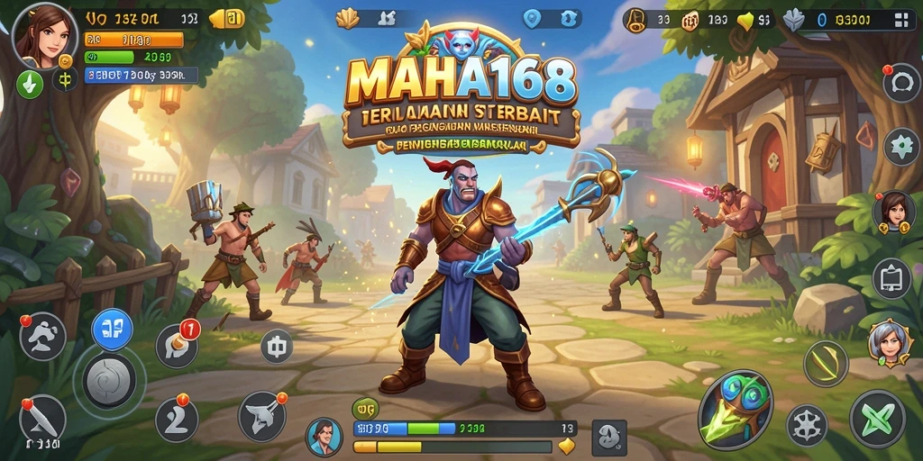 Tampilan gameplay yang menarik dari MAHA168 yang menggambarkan simulasi interaktif.